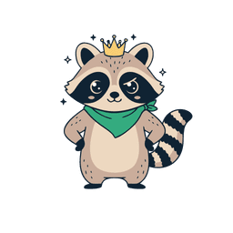 Trash Panda Nation mascot